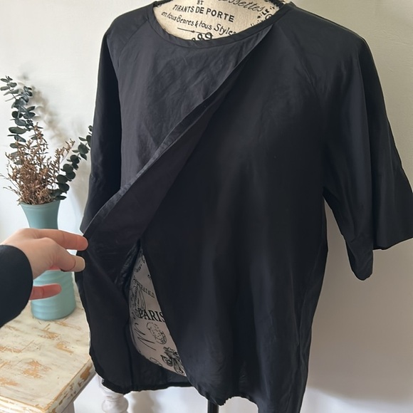 Kate Spade Saturday Silk Blend Nursing Friendly Split Front Top Women's size S - Picture 2 of 8